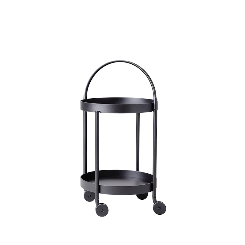 Role serving trolley, grey