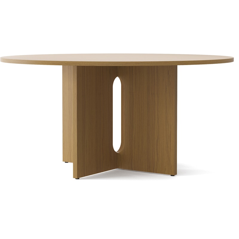 Androgyne Dining Table Ø150, Natural Oak